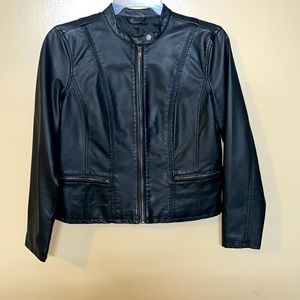 Baccini leather jacket